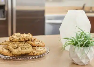 freshly baked cookies