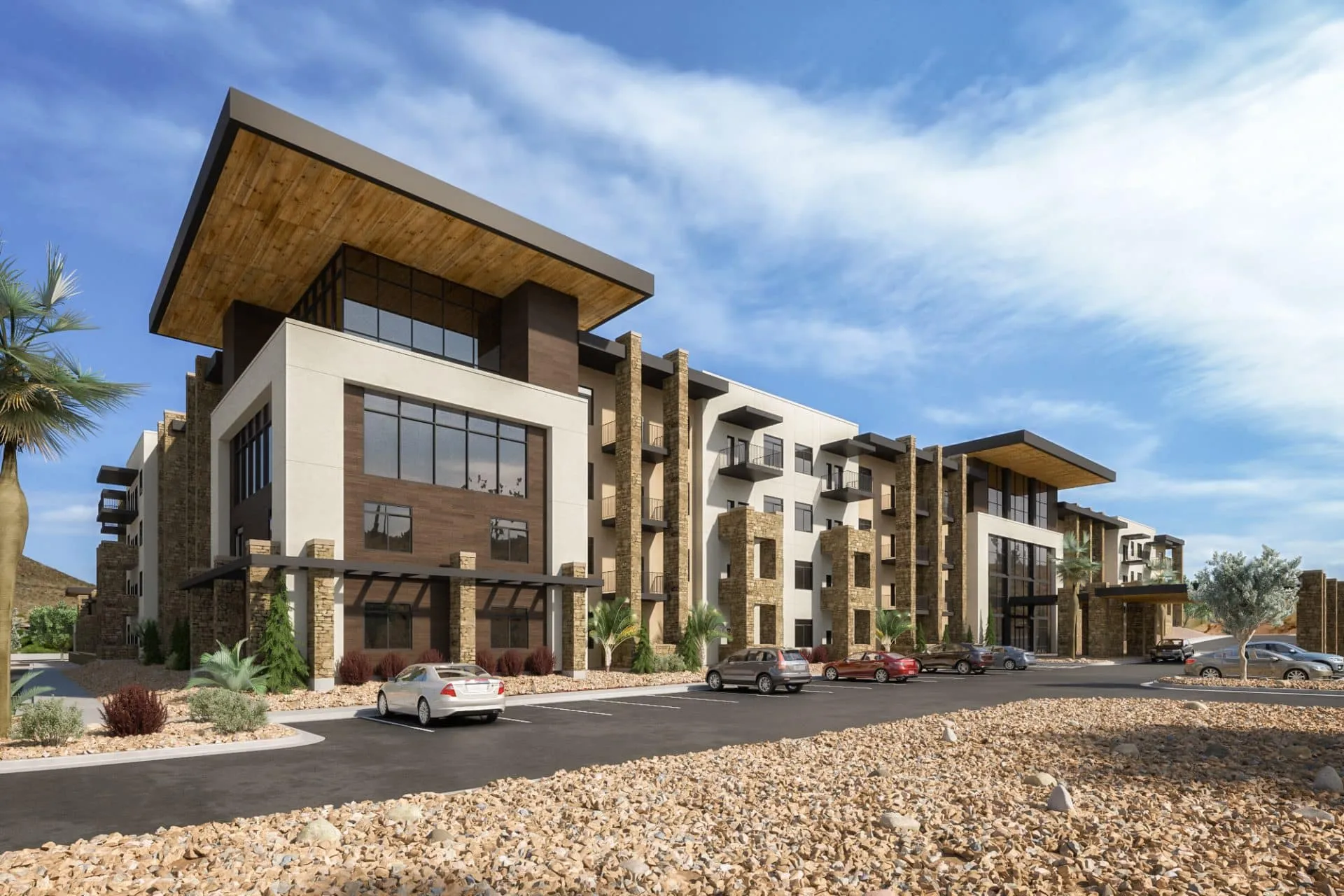 rendering of luxurious new senior living resort in Utah