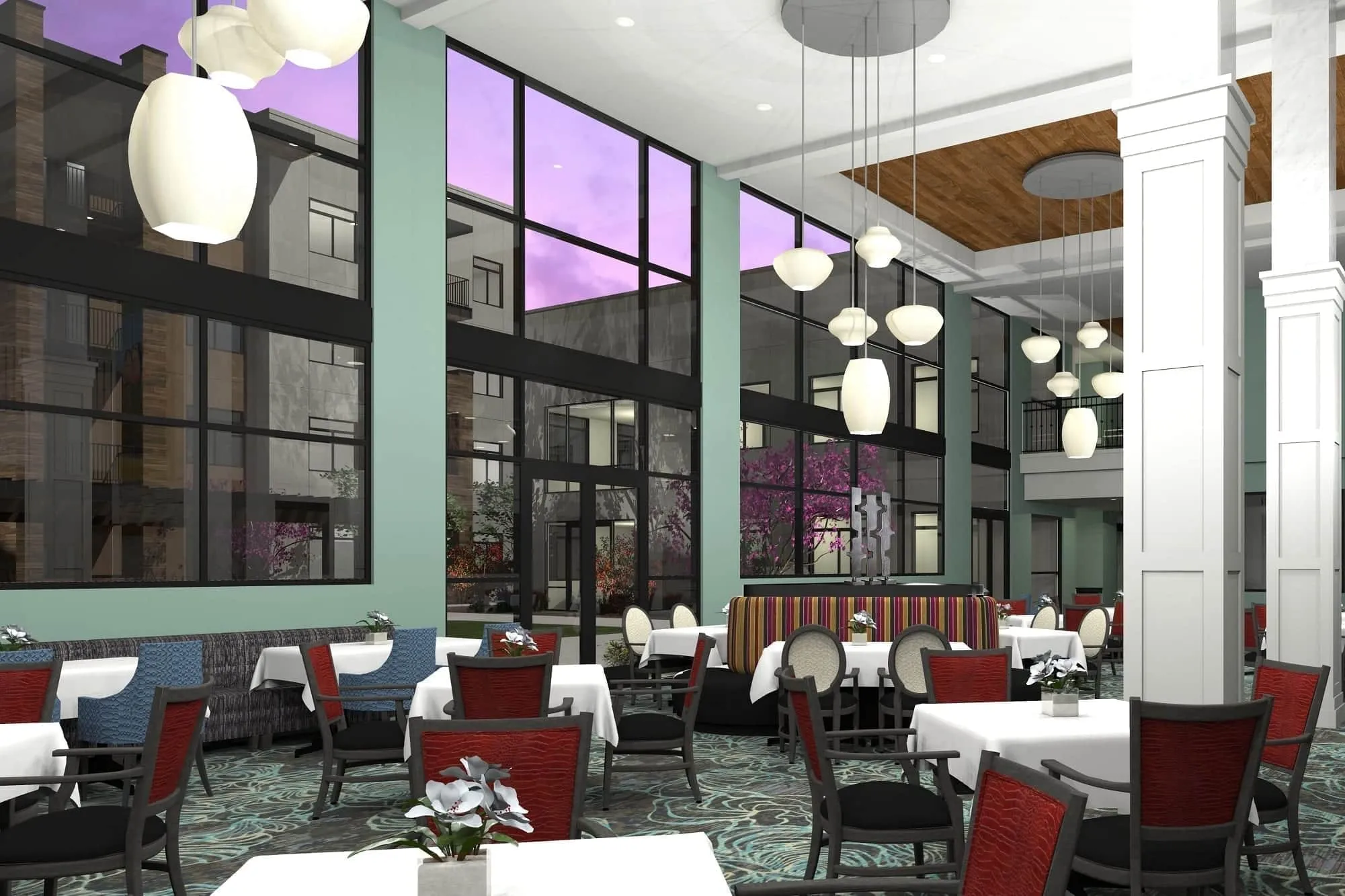 restaurant style dining